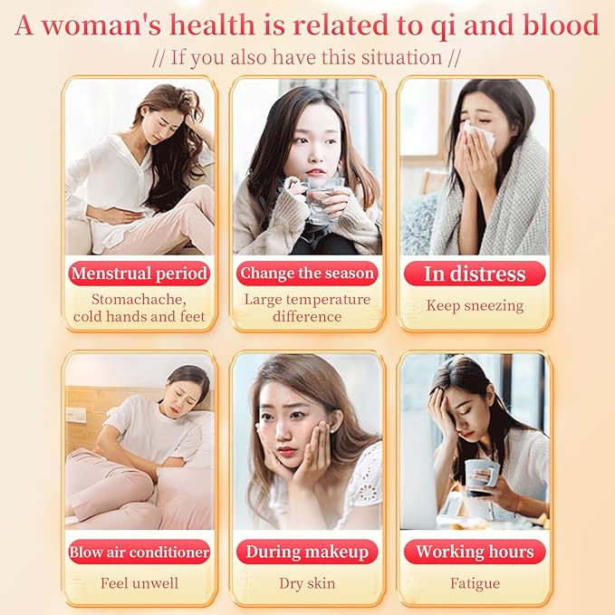 Hee Creek Ginseng Longan Red Date Tea 10.58oz / 20 Count Wolfberry Jujube Rose Herbal Blends Women Energy Tea for Cold Hands and Feet, Period Care, Warming, Nourishing, Caffeine Free 人参桂圆红枣茶 女人茶 女神茶