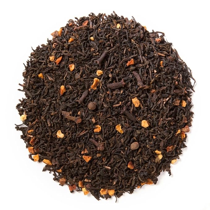 Davidson's Organics, Decaffeinated Spiced Peach, Loose Leaf Tea, 16-Ounce Bag