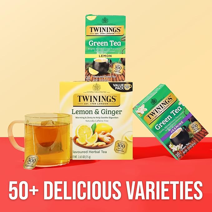 Twinings Tea Lemon Green Tea, 20 ct