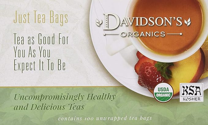 Davidson's Organics, Cinnamon Apple, 100-count Unwrapped Tea Bags
