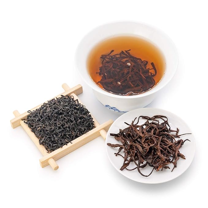 oriarmcha Aromatic Snail Keemun Black Tea Loose Leaf - Chinese Black Breakfast Tea Leaves Qimen Xiang Luo - 450g Ziplock Resealable Bag