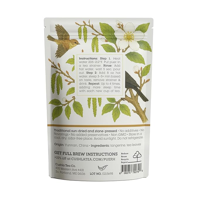 Early Spring Arbor Raw Pu-Erh Tea – Premium Sheng Pu’er Rounds from Early Harvest Leaves | Bright, Floral, Complex Chinese Raw Puerh | 20 Compressed Tea Rounds