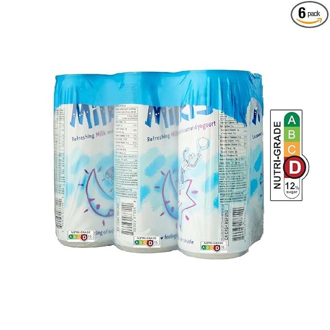 LOTTE Milkis Soda Beverage, 8.5 Fluid Ounce (Pack of 6)