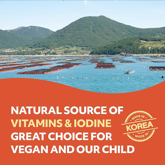 Kim’s Table Kimchi Korean Seaweed Snack, Kimchi Spicy Flavor Gluten Free Vegan Snack– Healthy Korean Food Seasoned Seaweed Sheets, Light & Crispy, Healthy Low Calorie 6 Convenient Packs (0.14oz Each) 김치 맛 한국 김