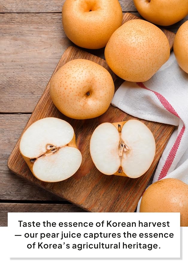 Korean Food ILSONGJUNG 100% Pure Korean Pear Juice – No Added Sugar, Healthy Fruit Drink, 3.04 FL OZ (90ml) x 30 Pack, Made in Korea, Healthy Gift Drink, 배즙