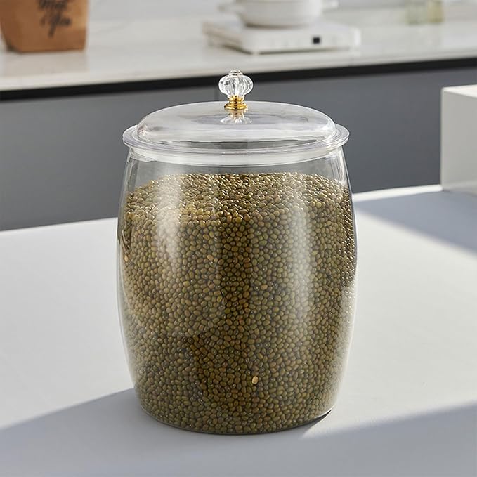 FOMIYES 5l Kimchi Pickle Jar Food Storage Container with Airtight Closure Versatile Fermentation Jar for Home Kitchen Vegetable and Grain Preservation