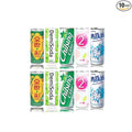 FRKR Korean 10 &12 Drinks Assortment Gift Box [Chilsung Cider/Mikis/Demisoda/Banana Milk/McCOL/MoguMogu/2%/SacSac/Etc.] Soft Drinks + Real Fruit Drinks + Energy Drinks (10, Movie Night)