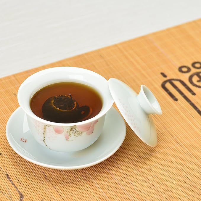 Teavivre ® Xinhui Green Mandarin Orange Ripened Pu-erh Tea Chinese Loose Leaf Tea – 3.5oz / 100g