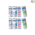 Milkis AYCE 8 Flavors Mixed K-Drink - Original/Strawberry/Melon/Apple/Banana/Peach/Grape/BananaStrawberry (8 Cans, Combo(O2/P2/M2/G2))