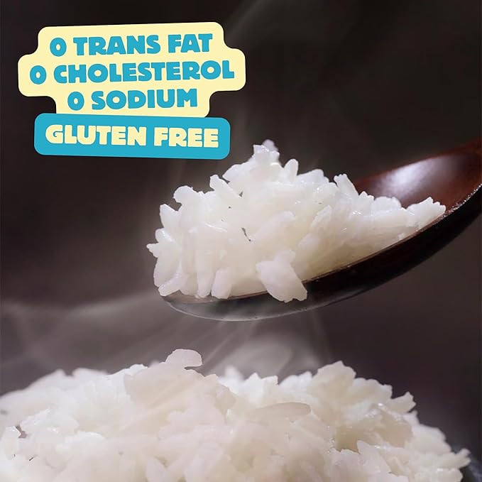 Premium Instant Rice | Sticky Sushi Rice | 0 Trans Fat/ 0 Cholesterol/ 0 Sodium | Ready in 90 Secs | Gluten-Free | Healthy Sticky White Rice Bowls (Bap) – [WHITE Rice |12 Pack] | Long Shelf Life - O'Food