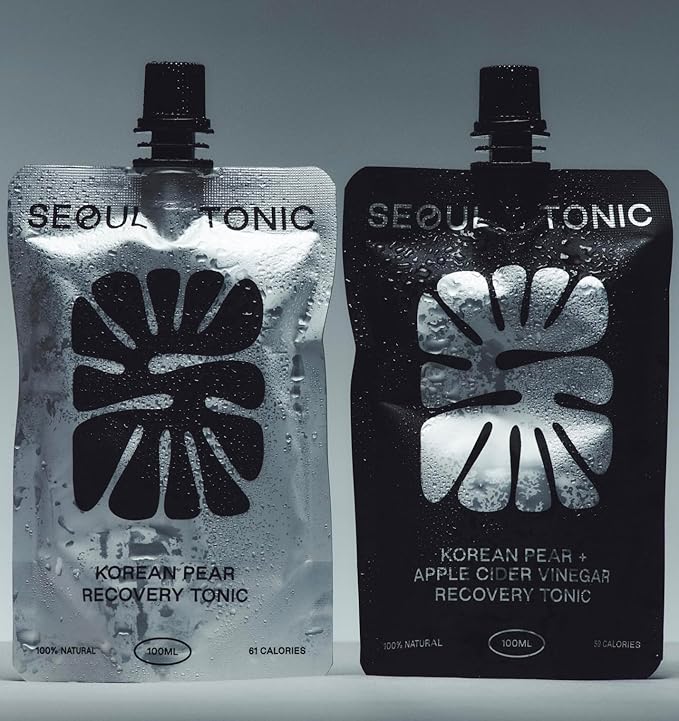 Seoul Tonic Patented "Pre Party" Korean Pear Natural Tonic, Science-Backed, Patented Formula for Easier Morning,Natural Potassium & DHM (100ML) Pack of 1