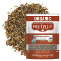 Organic Positively Tea Company, Blueberry Bliss Rooibos Tea, Loose Leaf, 16 Ounce