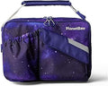PlanetBox Insulated Lunch Bag – Stardust Edition Carry Bag with Pockets for Water Bottle and Snacks – Durable, Easy to Clean, and BPA Free