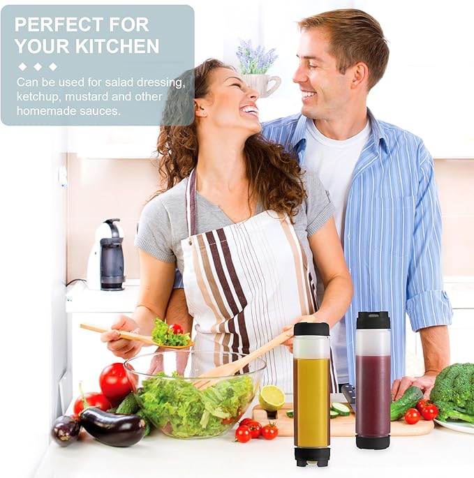 Sabary 3 Pcs 16 oz Inverted Plastic Squeeze Bottles, Refillable Tip Large Valve Dispenser Condiment Squeeze Bottle for Sauces Ketchup Sour Cream Self Sealing Syrup Dispenser for Restaurants (Black)