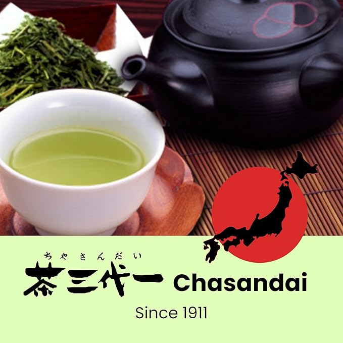 Chasandai Japanese Buckwheat Tea, Caffeine-Free | Premium Roasted Buckwheat from Tottori, Aromatic Soba Tea - 150g | Perfect Hot or Cold Beverage