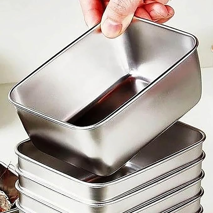 6Pcs Large Stainless Steel Food Containers with Lids,Leakproof Meal Prep Containers,Airtight Kimchi Containers Reusable,Stackable/Oven/Dishwasher/Freezer Safe
