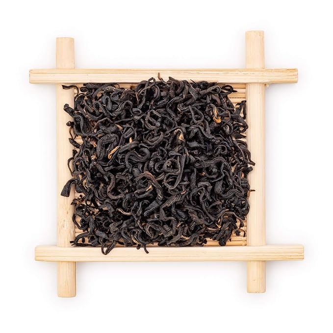 oriarmcha Aromatic Snail Keemun Black Tea Loose Leaf - Chinese Black Breakfast Tea Leaves Qimen Xiang Luo - 100g Ziplock Resealable Bag