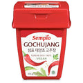 Sempio Gochujang Vegan Korean Red Chili Pepper Paste - Mild Heat: Sweet Spicy Savory Paste, Traditional Fermented Condiment for Cooking, Marinades, Dips, Halal Certified (1.1lbs/500g)