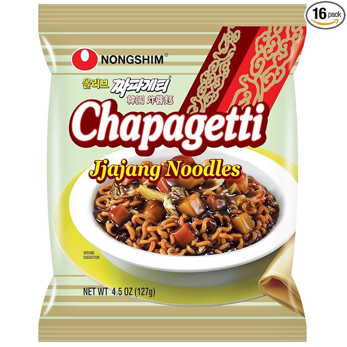 Nongshim Chapagetti Noodle, 4.5 Ounce (Pack of 16)