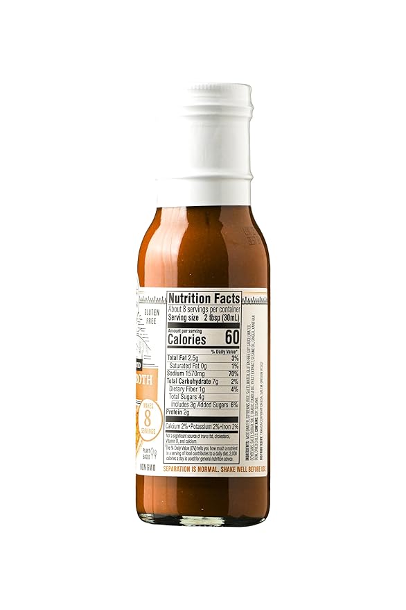 Yamasa, Artisanal Miso Ramen Broth Concentrate, Serves 8 Bowls, Gluten Free, No MSG Added, Certified in the Japanese Tradition, 8oz