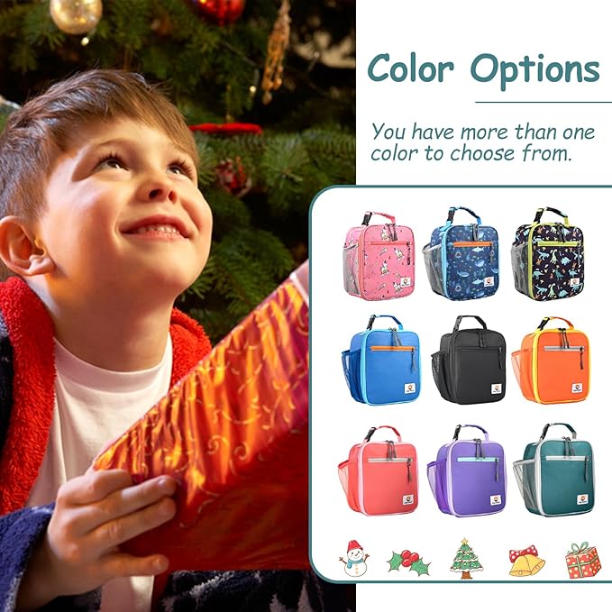 CaCTOUR Lunch Box Kids,Premium Insulated Lunch Bag for Girls Boys,Soft Bag Mini Cooler Back to School Thermal Reusable Lunch Bag for Work School Picnic (Green)