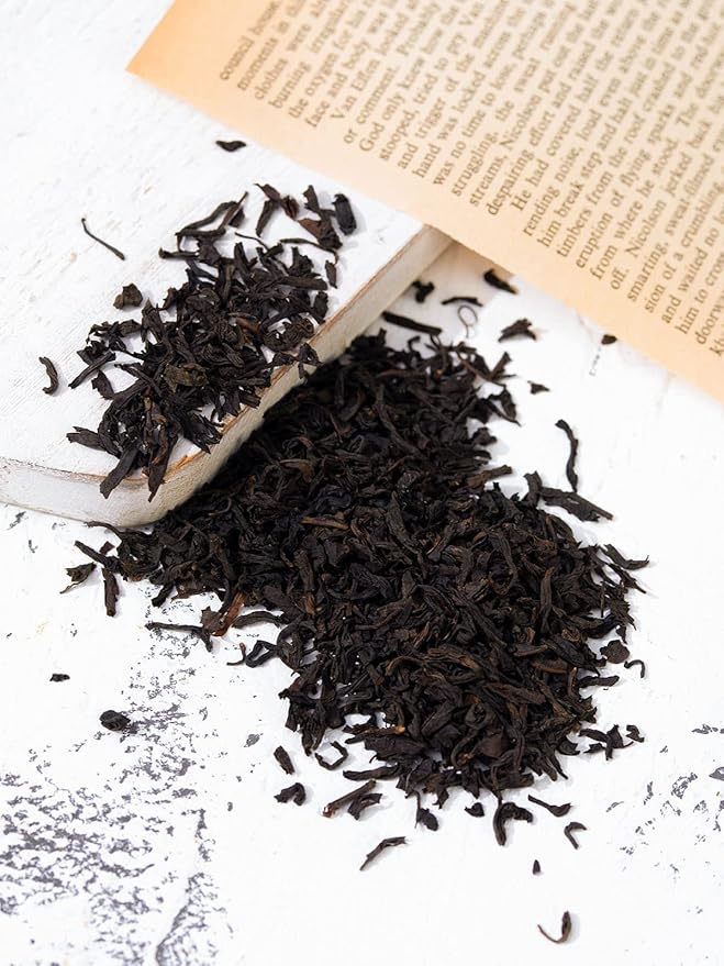 TeeLux Lapsang Souchong Tea, Premium Black Tea Loose Leaf, Chinese Smoked Tea, Caffeinated, 8oz/228g