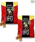 SamSiDae Korean Red Ginseng Candy Gold 300g x 2Pack - Smooth, Breath Refresher, Healthy Candy, Best Taste, Energy