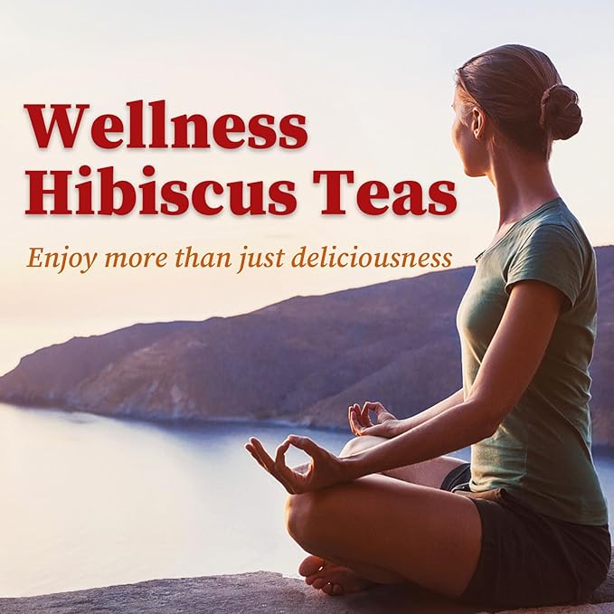 FullChea - Hibiscus Tea Bags, 50 Teabags, 2g/bag - Premium Hibiscus Flower Tea Bag - Cultivated From Nigeria - Non-GMO - Caffeine-free - Rich in Antioxidants & Support Digestion (Pack of 2)