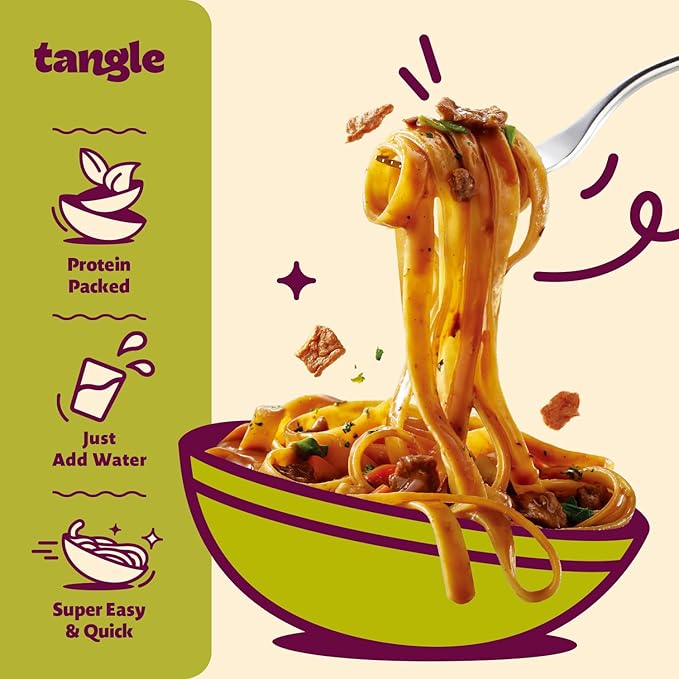 Samyang Tangle Bulgogi Alfredo Pasta Bowl | Futtuccine Pasta | Mukbang | 15g of Protein | 4g of Fiber | Chick Pea based | Easy Prep | Convenient | 6 Bowls