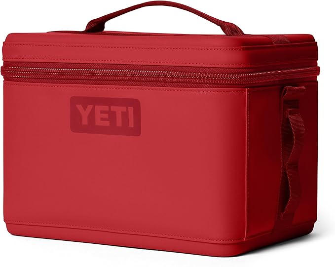 YETI Daytrip 9L Insulated Soft Cooler Lunch Box, Rescue Red
