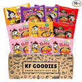KF GOODIES Korean Ramen Variety Pack Gift Box (10 Count) – Spicy Buldak Noodle Assortment for Birthdays, College Care Packages, Office Snacks, and Gift Baskets