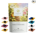 Pu-erh Tea Resin Variety Pack - Ripe Shu & Raw Sheng Puer from Yunnan | Instant Pu'er Tea | 30 Individually Wrapped Pieces