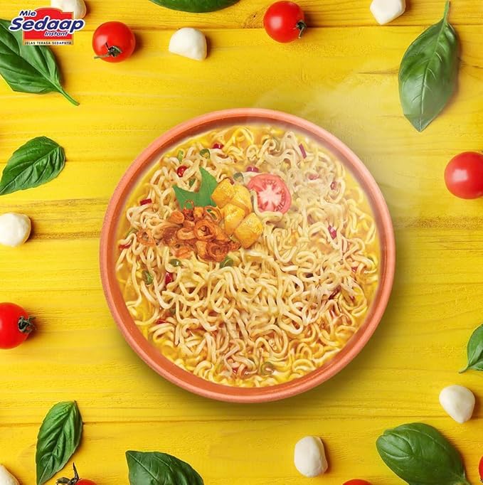 Curry Flavor Instant Noodles (Pack of 5) — Mi Sedaap Instant Ramen