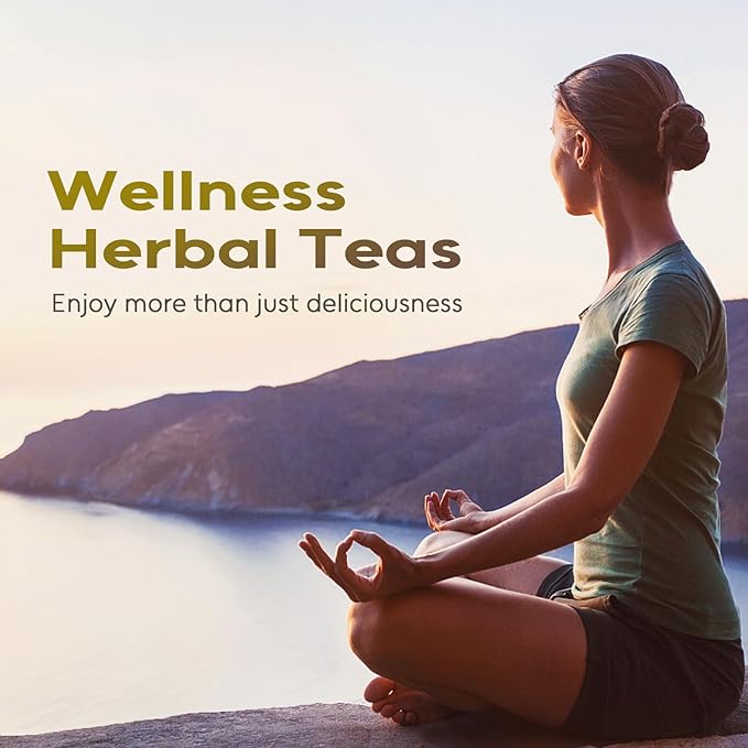 FullChea - St. John's Wort Tea, 50 Teabags - Premium Dried St Johns Wort Herb - Non-GMO - Natural Caffeine-Free Herbal Tea - Your Ideal Relaxation Break