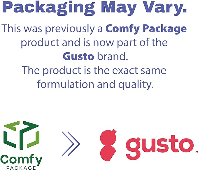 GUSTO 24 oz - Round Meal Prep Containers with Lids – [50 Count] Reusable, Microwaveable, Dishwasher & Freezer Safe, BPA-Free Food Storage Containers for Portion Control (Formerly Comfy Package)