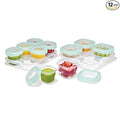 OXO Tot 12-Piece Baby Blocks Food Storage Container Set - Opal
