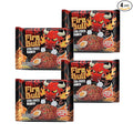 [Fire Bull Ramen] Intense Spicy Stir-Fried Ramen | Authentic Korean Heat Meets Flavorful Delight | Thick, Chewy Noodles | Quick & Easy Meal (4 Pouches)