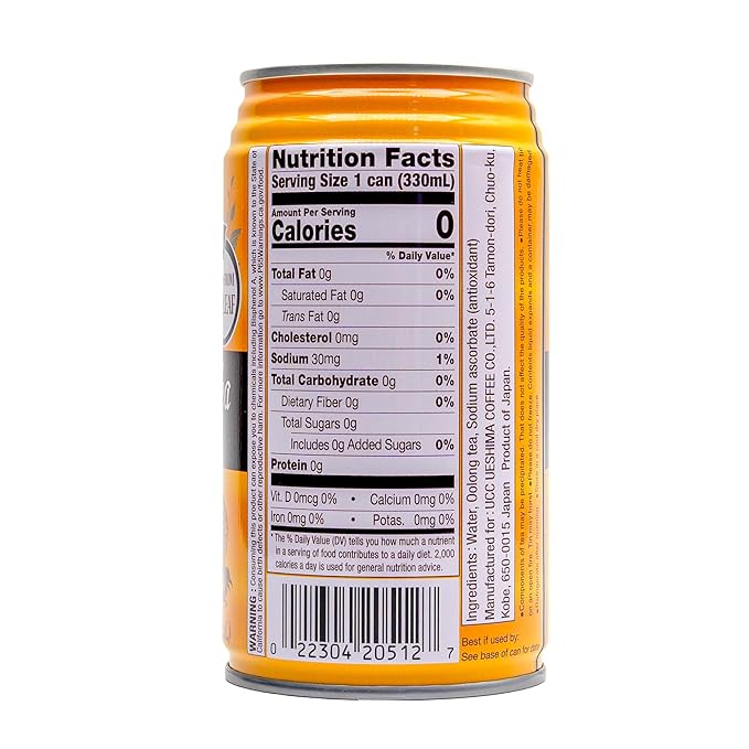 UCC Oolong Tea, 11.1-Ounce Cans (Pack of 24)