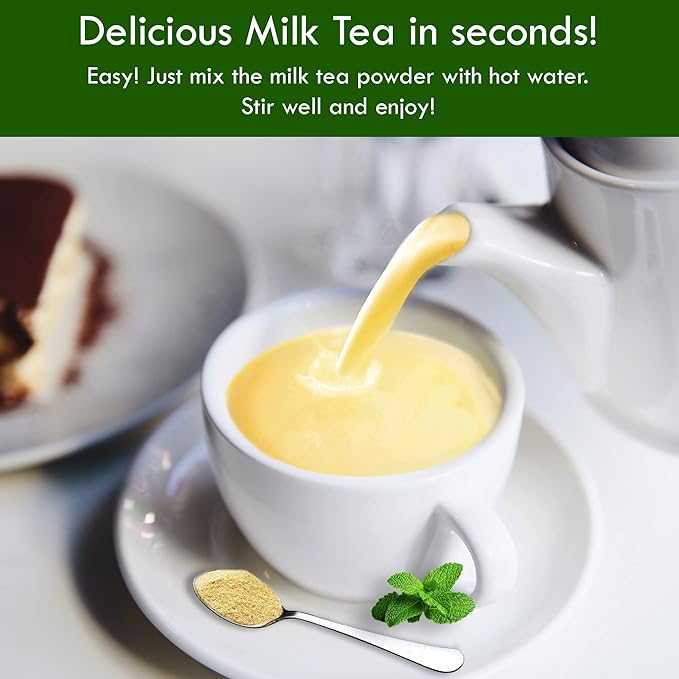Banana Bubble Milk Tea Instant 3in1 Powder Mix - 1kg (33 Drinks) | For Boba Tea, Milkshake, Blended Frappe and Bakery | Authentic Taiwan Recipe | 0 Trans Fat, No Preservatives by Moriyama Teahouse