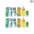 FRKR Korean 10 &12 Drinks Assortment Gift Box [Chilsung Cider/Mikis/Demisoda/Banana Milk/McCOL/MoguMogu/2%/SacSac/Etc.] Soft Drinks + Real Fruit Drinks + Energy Drinks (12, Sunny Day)
