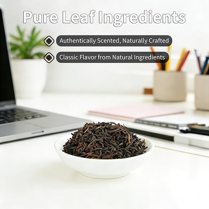 Choteaweis Chinese Dark Tea Loose Leaf Pure Leaves in Iron Can Ripened Pu-erh Tea | 100% Natural with No Artificial Additives | 7.0 Ounce (200g)