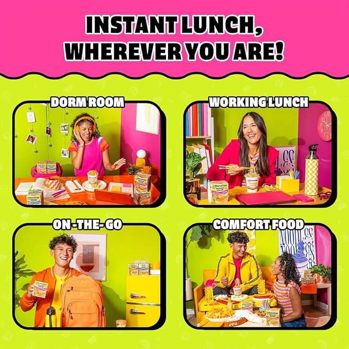 Maruchan Instant Lunch Ramen Noodles, Lime Chili with Shrimp – Japanese-Style Instant Noodle Soup, Easy Meal Ready in 3 Minutes – 2.25 Oz. (12 Pack)