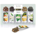 Tea Forte Single Steeps Loose Leaf Tea Sampler, Assorted Variety Tea Box, 15 Single Serve Pouches, Gifts for Mom, Green Tea