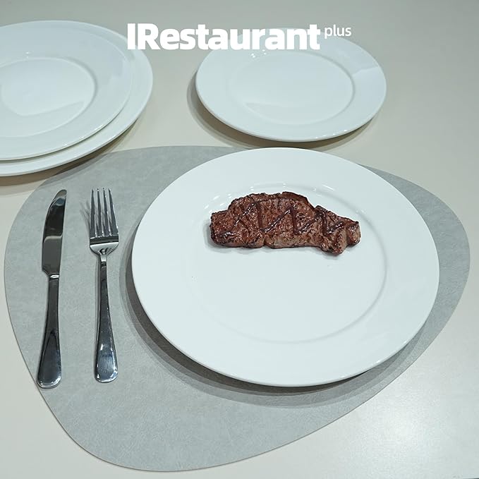 Wide Rim Bone China Commercial Grade Restaurant Plate 12", Case of 12