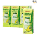 Binggrae Melon Flavored Milk Drink – Korean Sweet and Creamy Beverage – Shelf-Stable 6.8 fl oz Cartons – Pack of 6