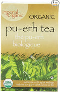 Imperial Organic Tea, Pu-Erh, 18 Tea Bags (Pack of 4)