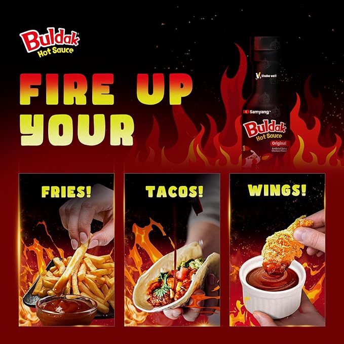 Samyang Buldak Hot Sauce - Original, Korean Spicy Hot Chicken Flavor Sauce [5.57 fl oz (200g) x 1 pack]