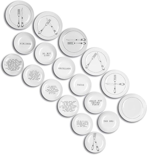 Excelsa Galateo Dinner Set 18 Pieces, Porcelain