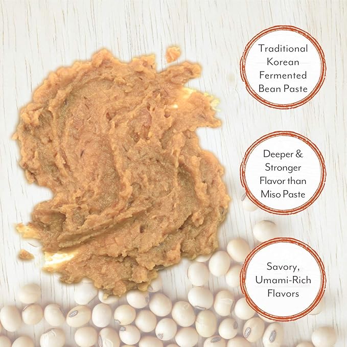 Roland Foods Doenjang, Fermented Soybean Paste, 17.6-Ounce Package, Pack of 12