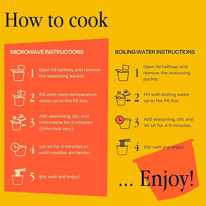 RAWMYUN Gluten Free Healthy Korean Ramen Vegan Superfood Clean Ingredients Plant-Based Cup Noodles made with Organic Rice Noodles Instant Soup | No MSG, Non-GMO, Real Ingredients (3 Gangnam Spicy x 3 Savory Curry)